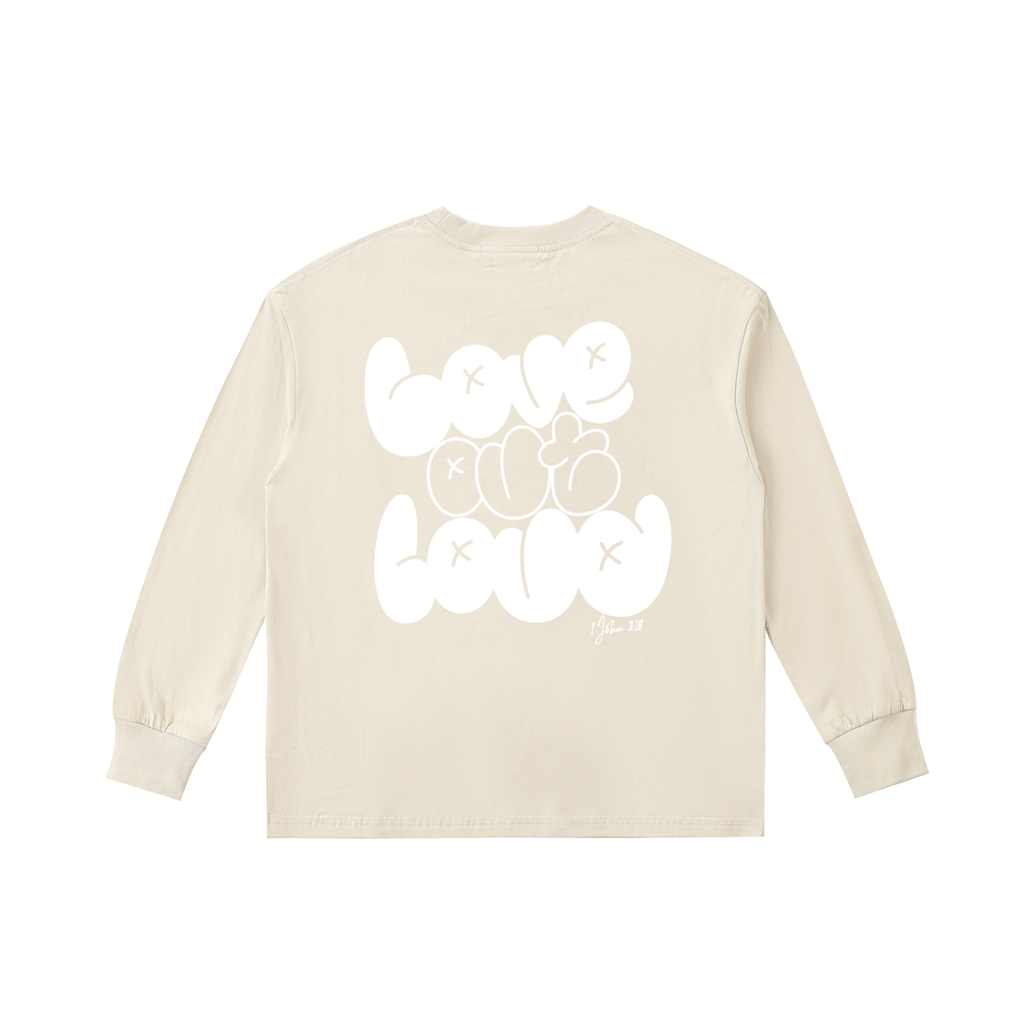 LOVE OUT LOUD,KIDS,LONG SLEEVE TEE,TSHIRT,FAITH BASED,AREVUT
