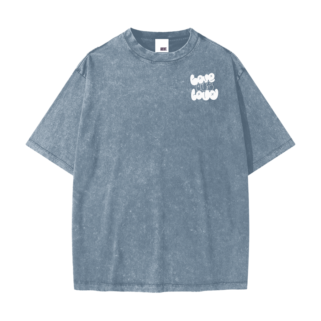 LOVE OUT LOUD,AREVUT,TSHIRT,OVERSIZED,FAITH BASED,UNISEX