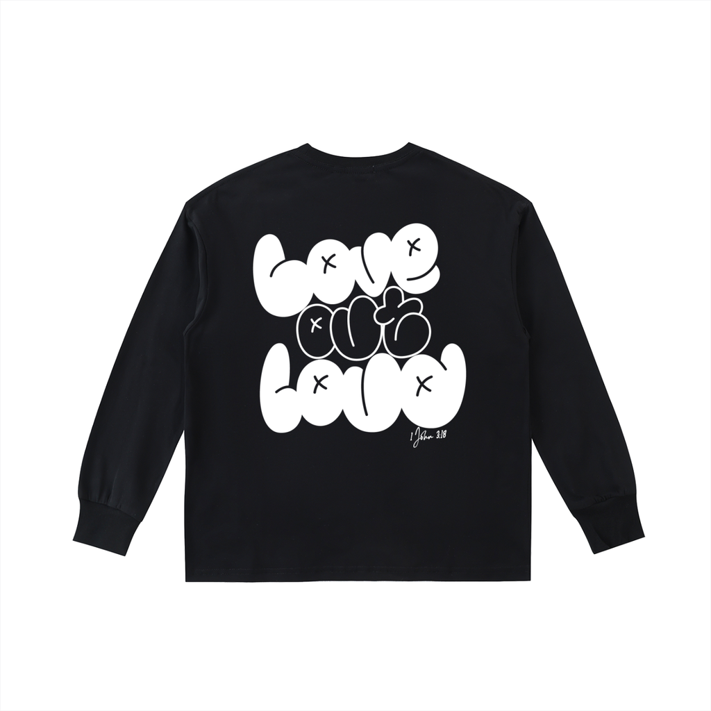 LOVE OUT LOUD,KIDS,LONG SLEEVE TEE,TSHIRT,FAITH BASED,AREVUT