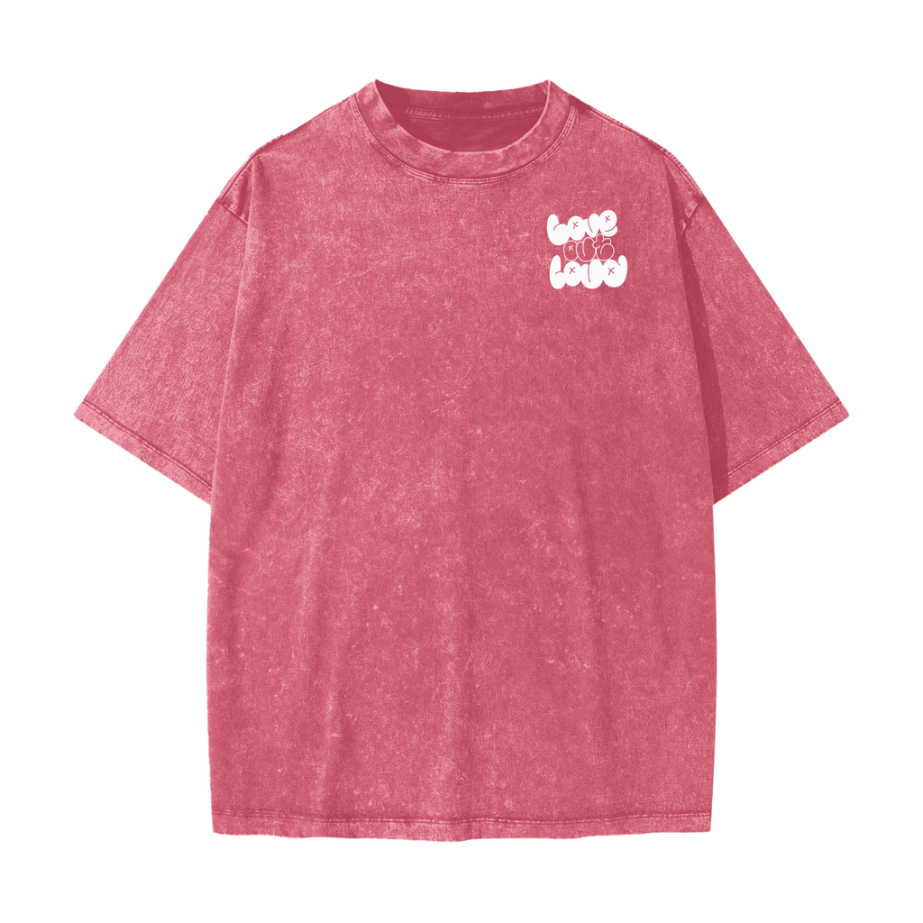 LOVE OUT LOUD,AREVUT,TSHIRT,OVERSIZED,FAITH BASED,UNISEX