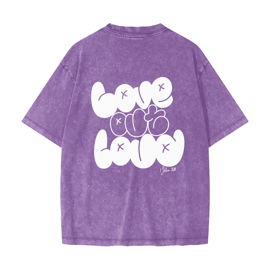 LOVE OUT LOUD,AREVUT,TSHIRT,OVERSIZED,FAITH BASED,UNISEX