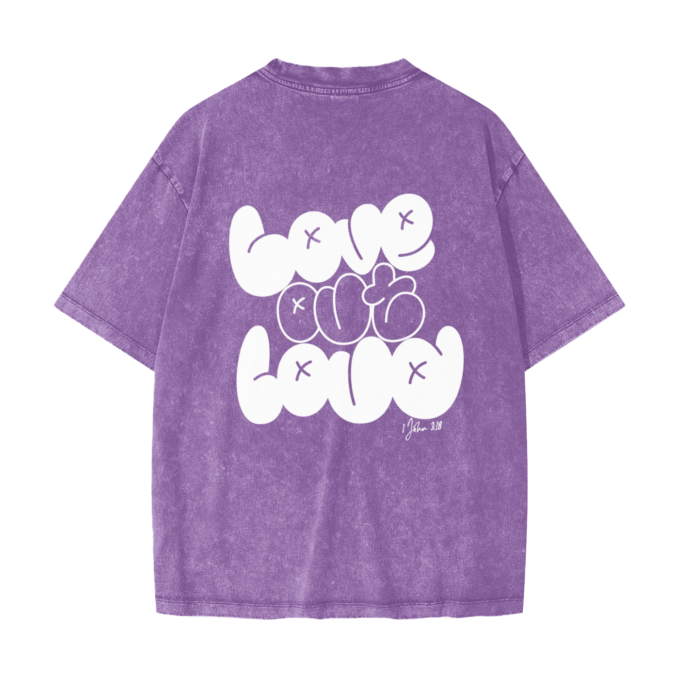 LOVE OUT LOUD,AREVUT,TSHIRT,OVERSIZED,FAITH BASED,UNISEX