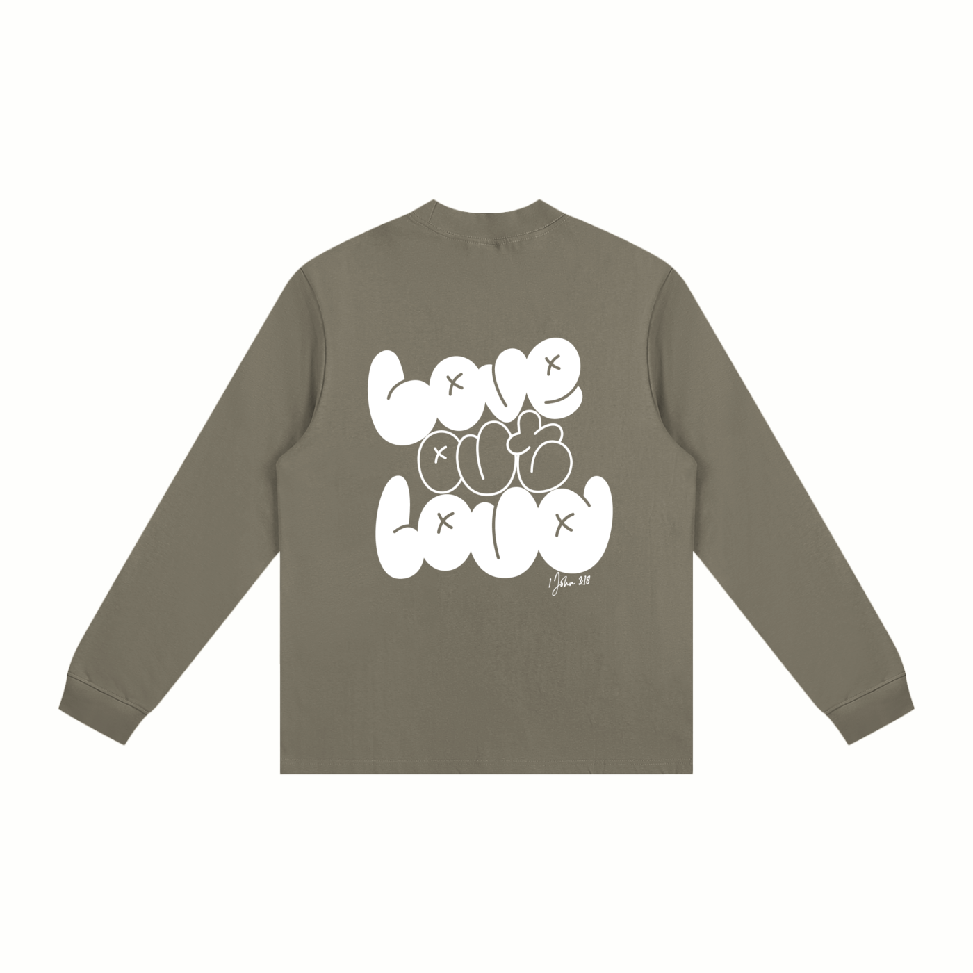 LOVE OUT LOUD,FAITH BASED,AREVUT,LONG SLEEVE,TSHIRT,SWEATSHIRT