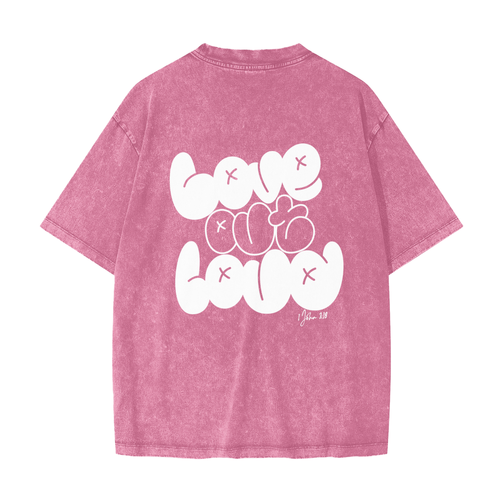 LOVE OUT LOUD,AREVUT,TSHIRT,OVERSIZED,FAITH BASED,UNISEX