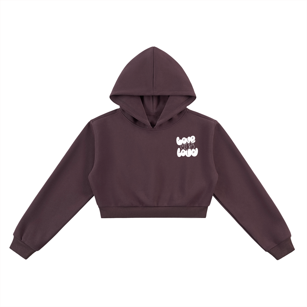 Love Out Loud,women,arevut.,cropped,hoodie
