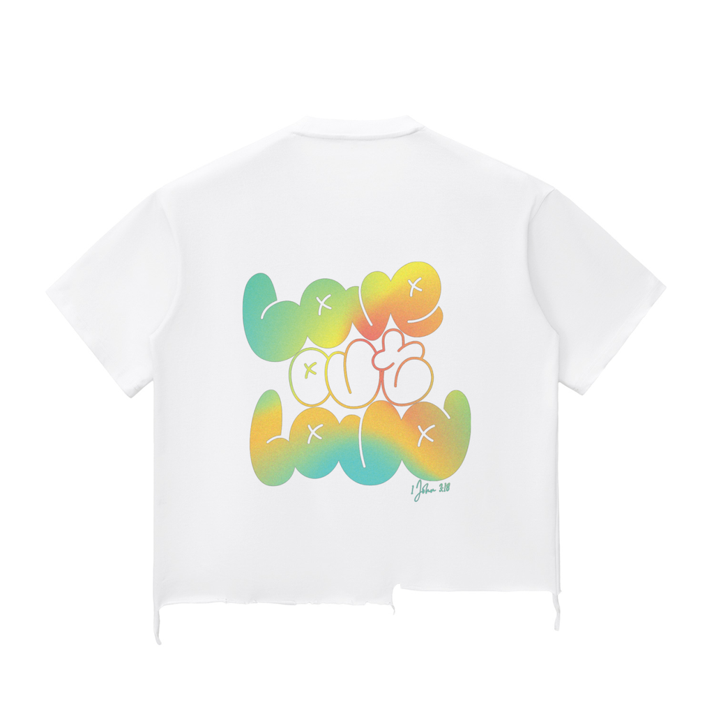 LOVE OUT LOUD,AREVUT,LIMITED EDITION,OVERSIZED,UNISEX,TSHIRT
