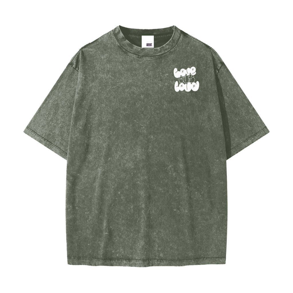 LOVE OUT LOUD,AREVUT,TSHIRT,OVERSIZED,FAITH BASED,UNISEX