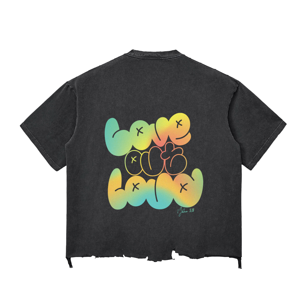LOVE OUT LOUD,AREVUT,LIMITED EDITION,OVERSIZED,UNISEX,TSHIRT