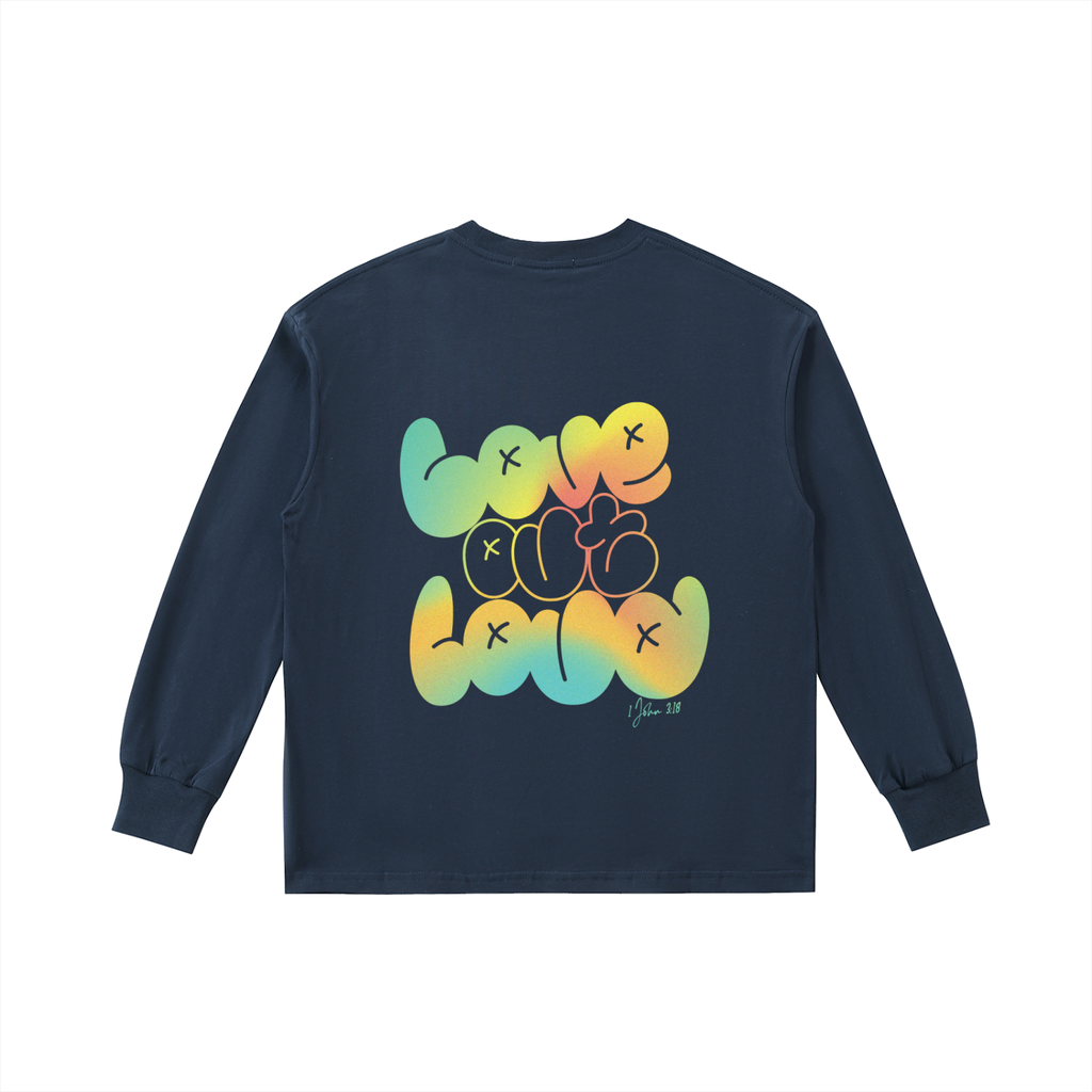 LIMITED EDITION,AREVUT,LOVE OUT LOUD,KIDS,LONG SLEEVE,TSHIRT,FAITH BASED