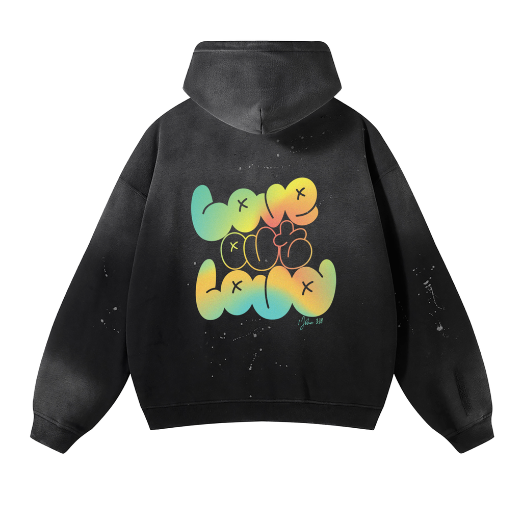 LOVE OUT LOUD,FLEECE,HOODIE,FAITH BASED,AREVUT,UNISEX,LIMITED EDITION