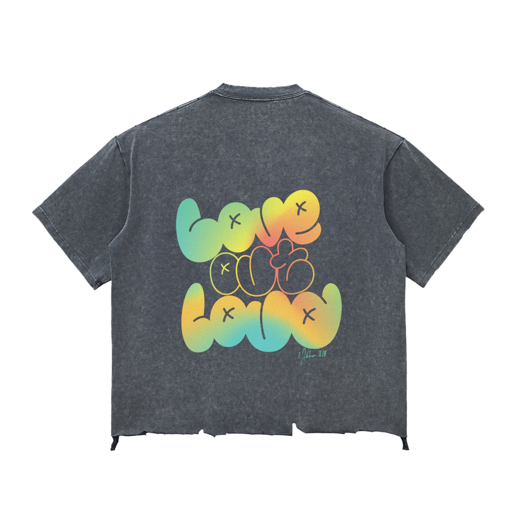 LOVE OUT LOUD,AREVUT,LIMITED EDITION,OVERSIZED,UNISEX,TSHIRT