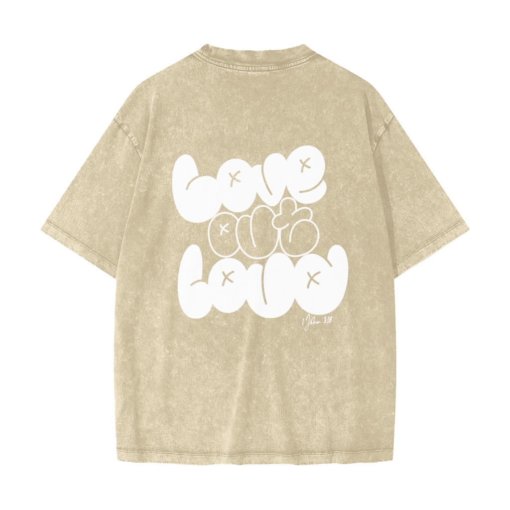 LOVE OUT LOUD,AREVUT,TSHIRT,OVERSIZED,FAITH BASED,UNISEX
