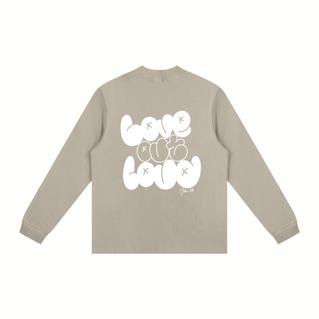 LOVE OUT LOUD,FAITH BASED,AREVUT,LONG SLEEVE,TSHIRT,SWEATSHIRT