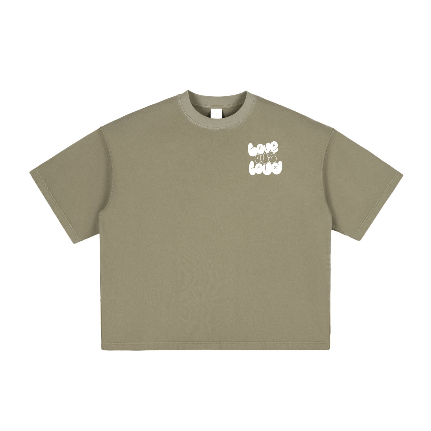LOL Vintage Washed Boxy T-Shirt (Unisex)