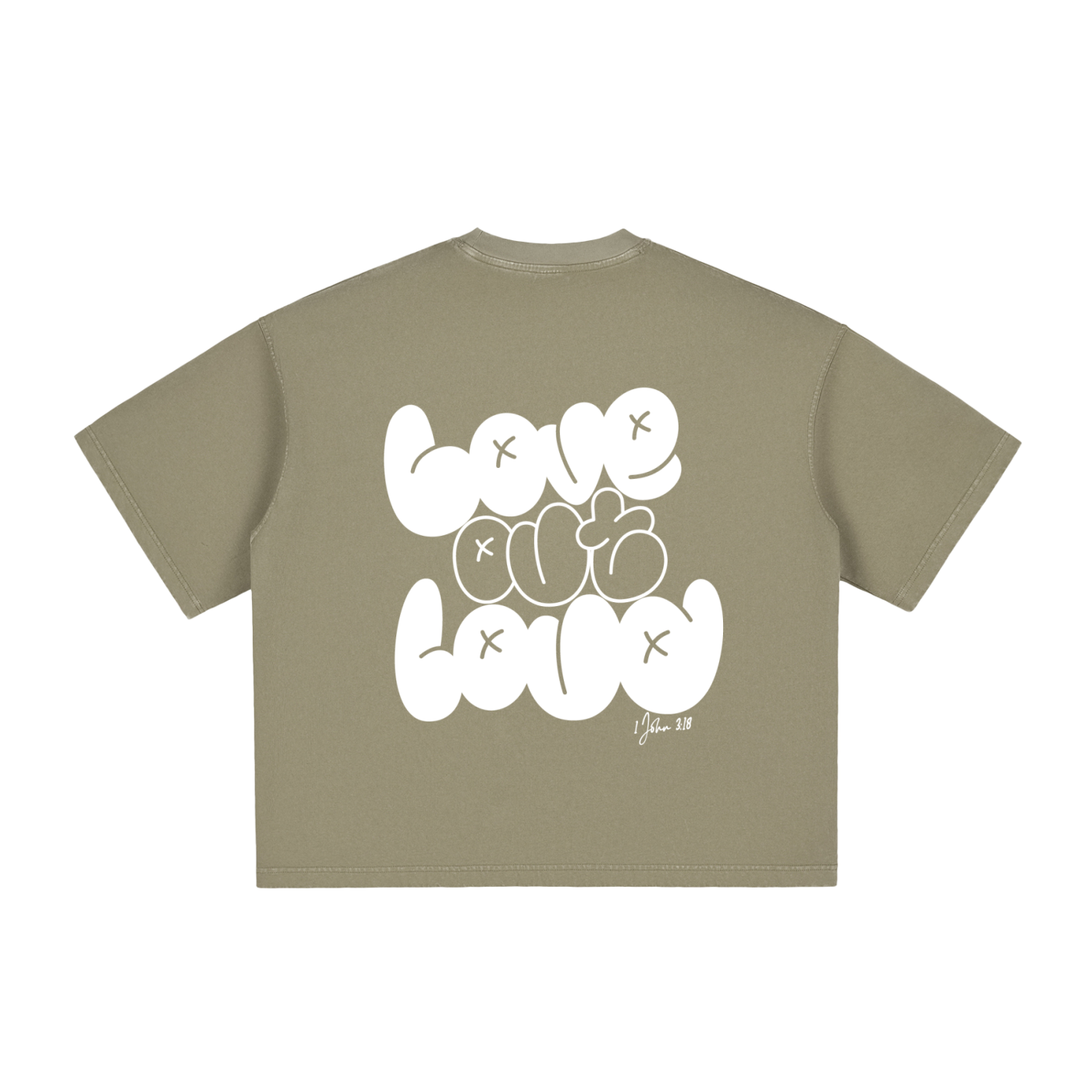 LOL Vintage Washed Boxy T-Shirt (Unisex)
