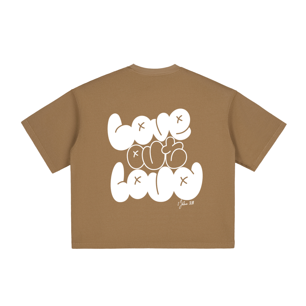 LOL Vintage Washed Boxy T-Shirt (Unisex)