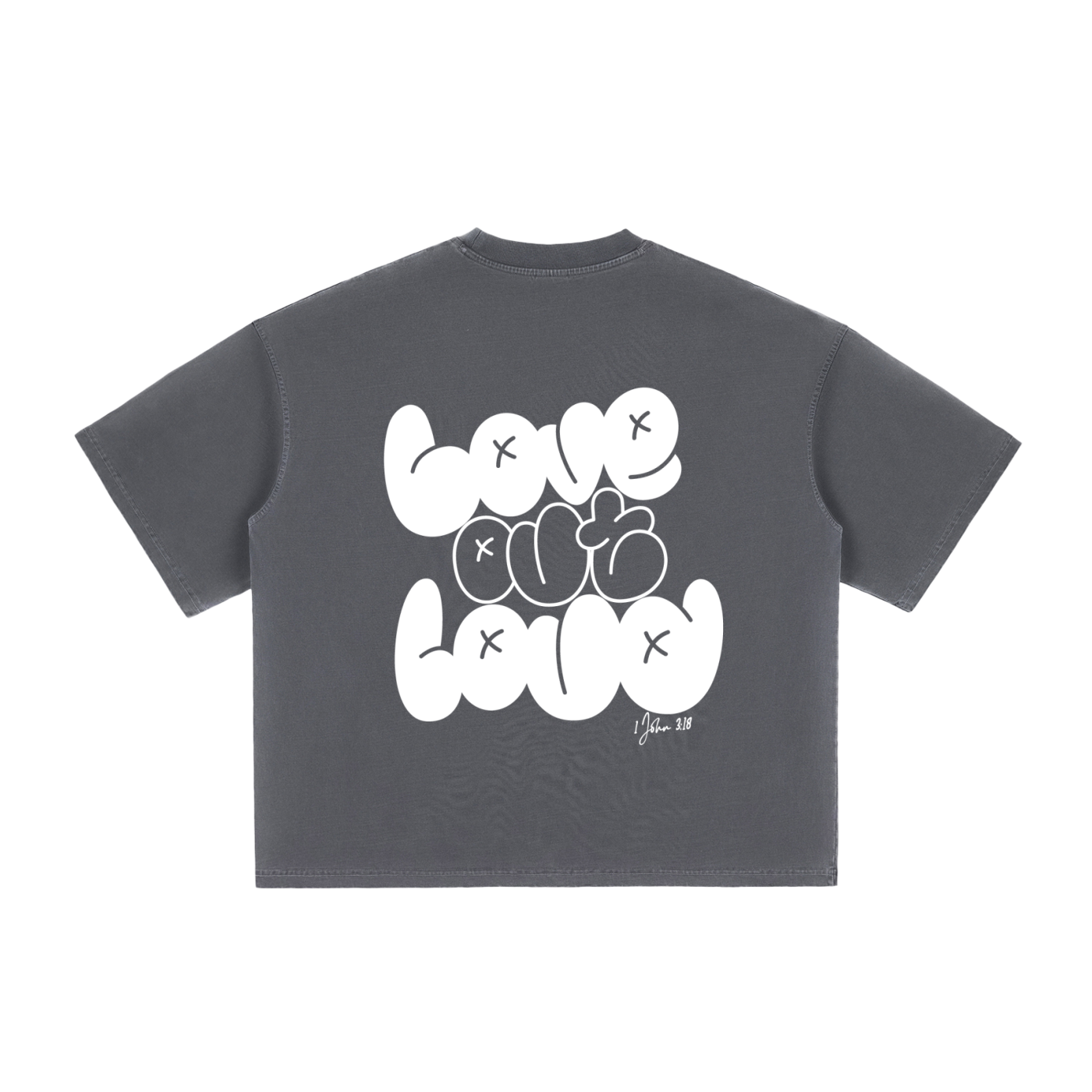 LOL Vintage Washed Boxy T-Shirt (Unisex)