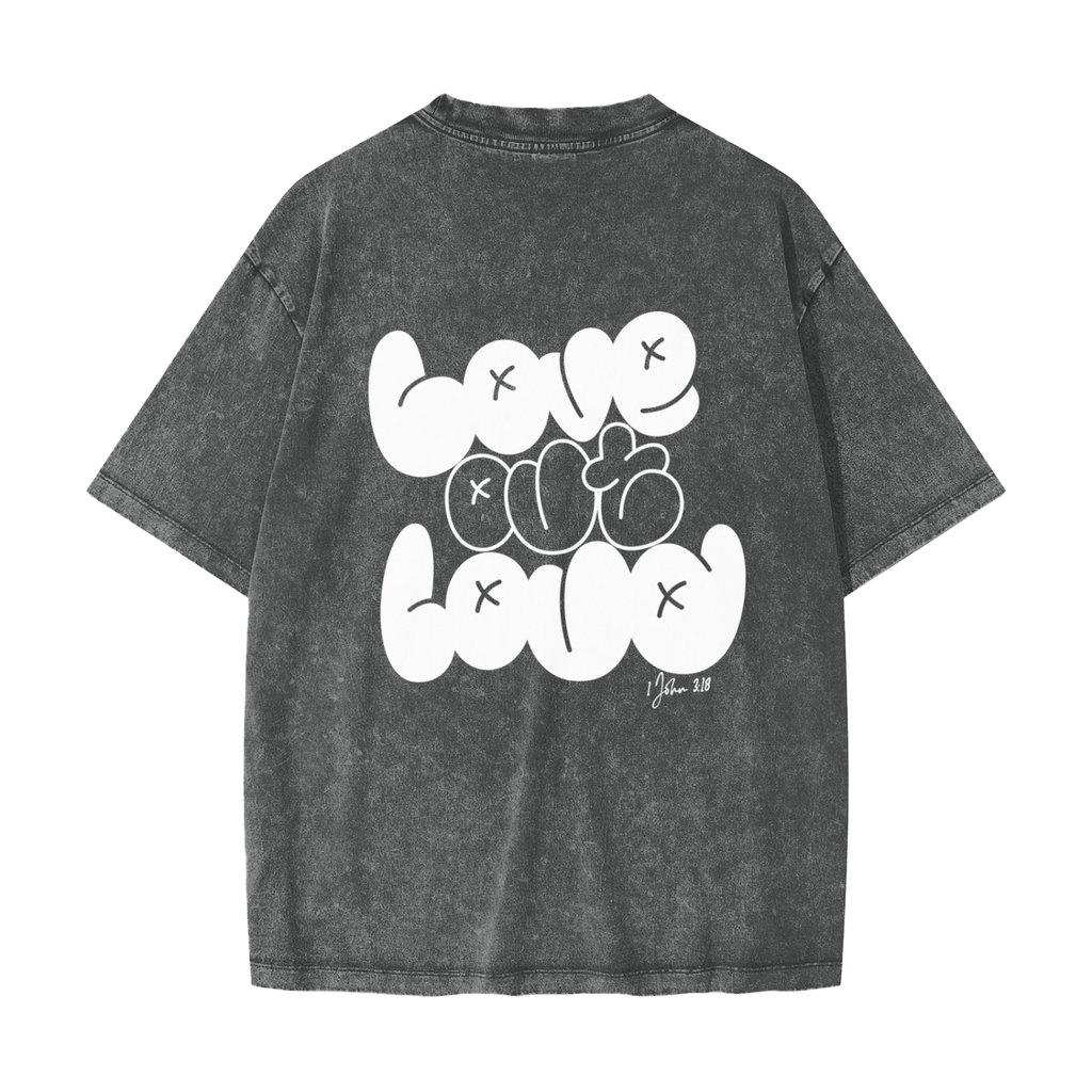 LOVE OUT LOUD,AREVUT,TSHIRT,OVERSIZED,FAITH BASED,UNISEX