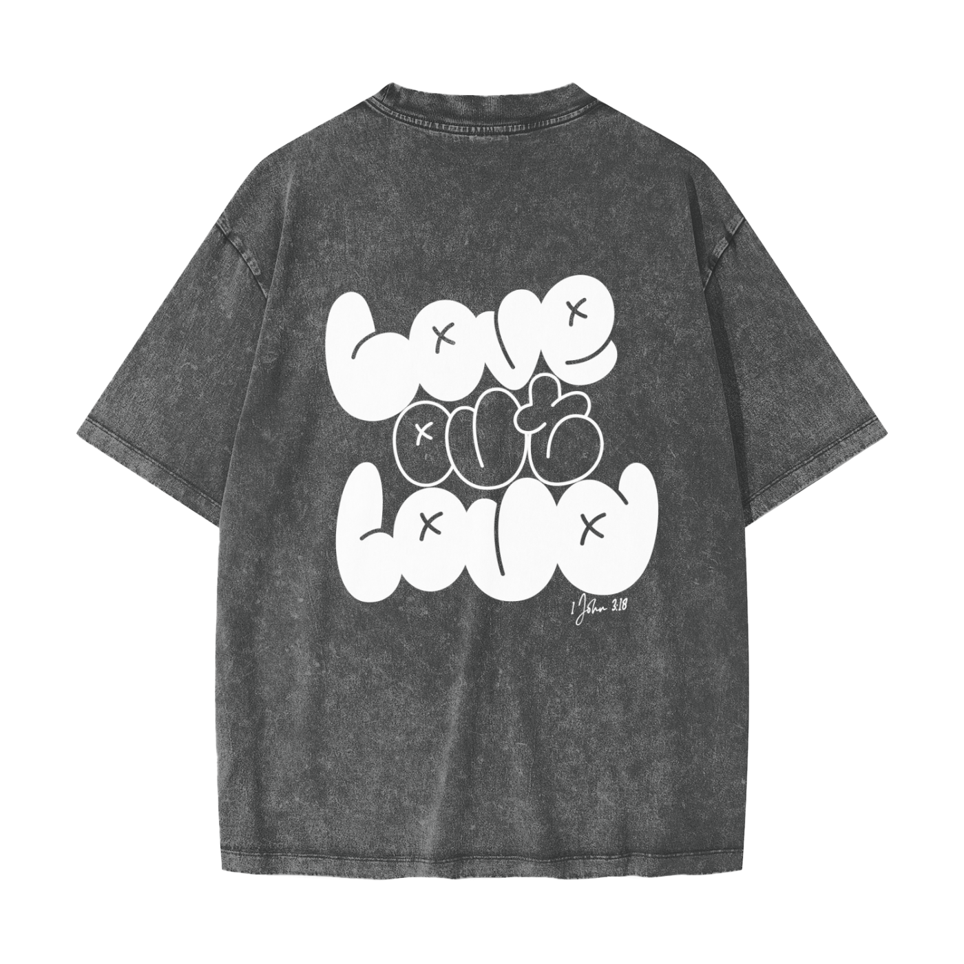 LOVE OUT LOUD,AREVUT,TSHIRT,OVERSIZED,FAITH BASED,UNISEX