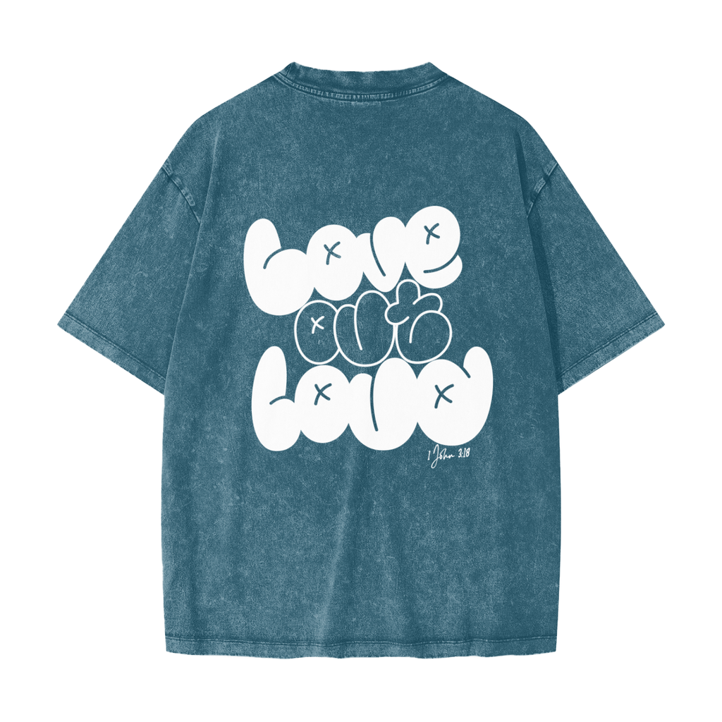 LOVE OUT LOUD,AREVUT,TSHIRT,OVERSIZED,FAITH BASED,UNISEX