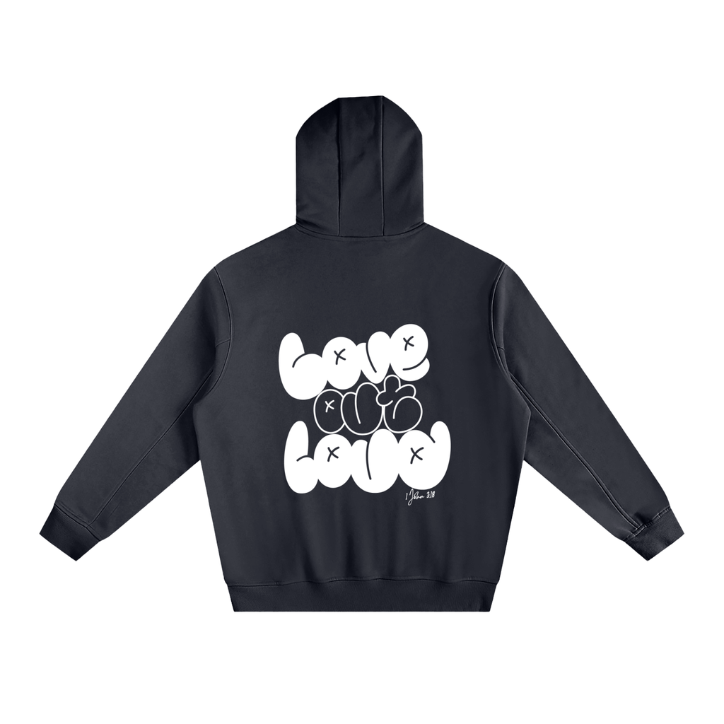 LOVE OUT LOUD,HIGH NECK,HOODIE,FAITH BASED,FLEECE