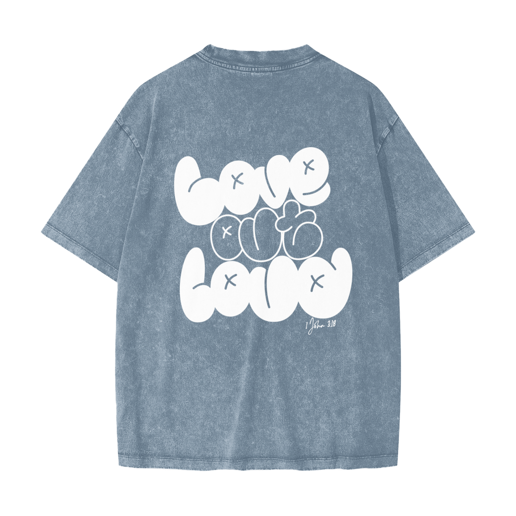 LOVE OUT LOUD,AREVUT,TSHIRT,OVERSIZED,FAITH BASED,UNISEX