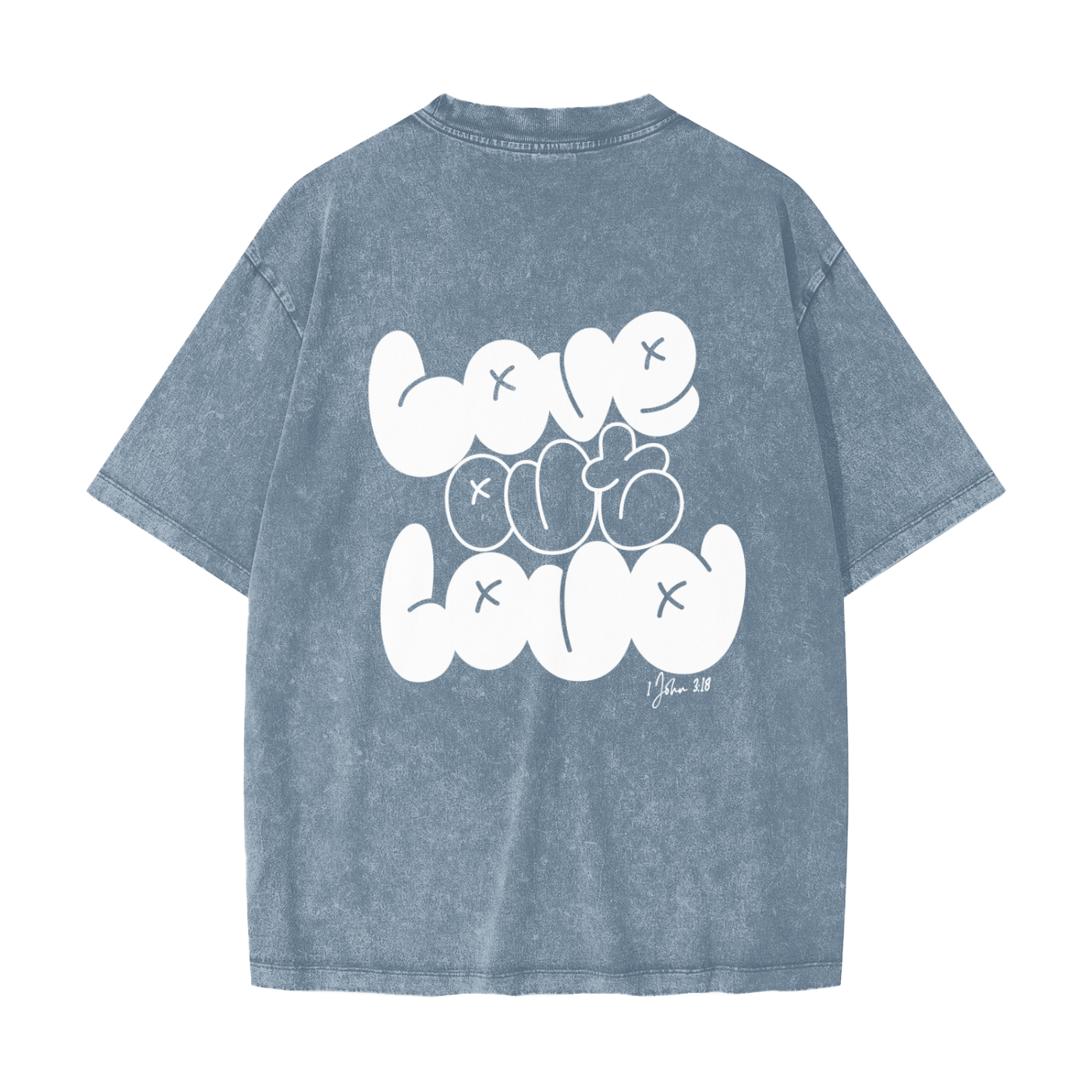 LOVE OUT LOUD,AREVUT,TSHIRT,OVERSIZED,FAITH BASED,UNISEX