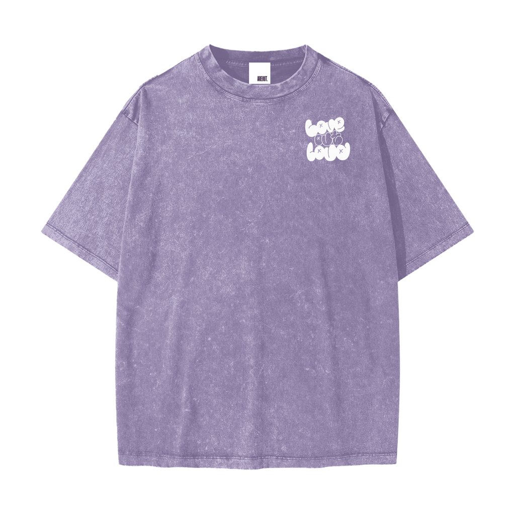 LOVE OUT LOUD,AREVUT,TSHIRT,OVERSIZED,FAITH BASED,UNISEX