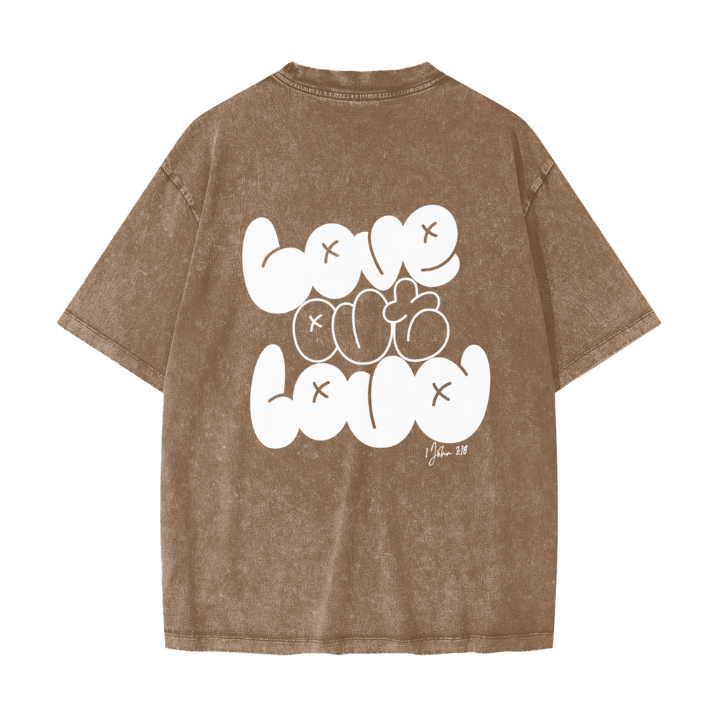 LOVE OUT LOUD,AREVUT,TSHIRT,OVERSIZED,FAITH BASED,UNISEX