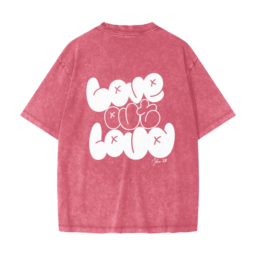 LOVE OUT LOUD,AREVUT,TSHIRT,OVERSIZED,FAITH BASED,UNISEX