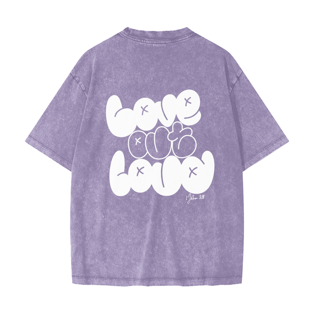 LOVE OUT LOUD,AREVUT,TSHIRT,OVERSIZED,FAITH BASED,UNISEX
