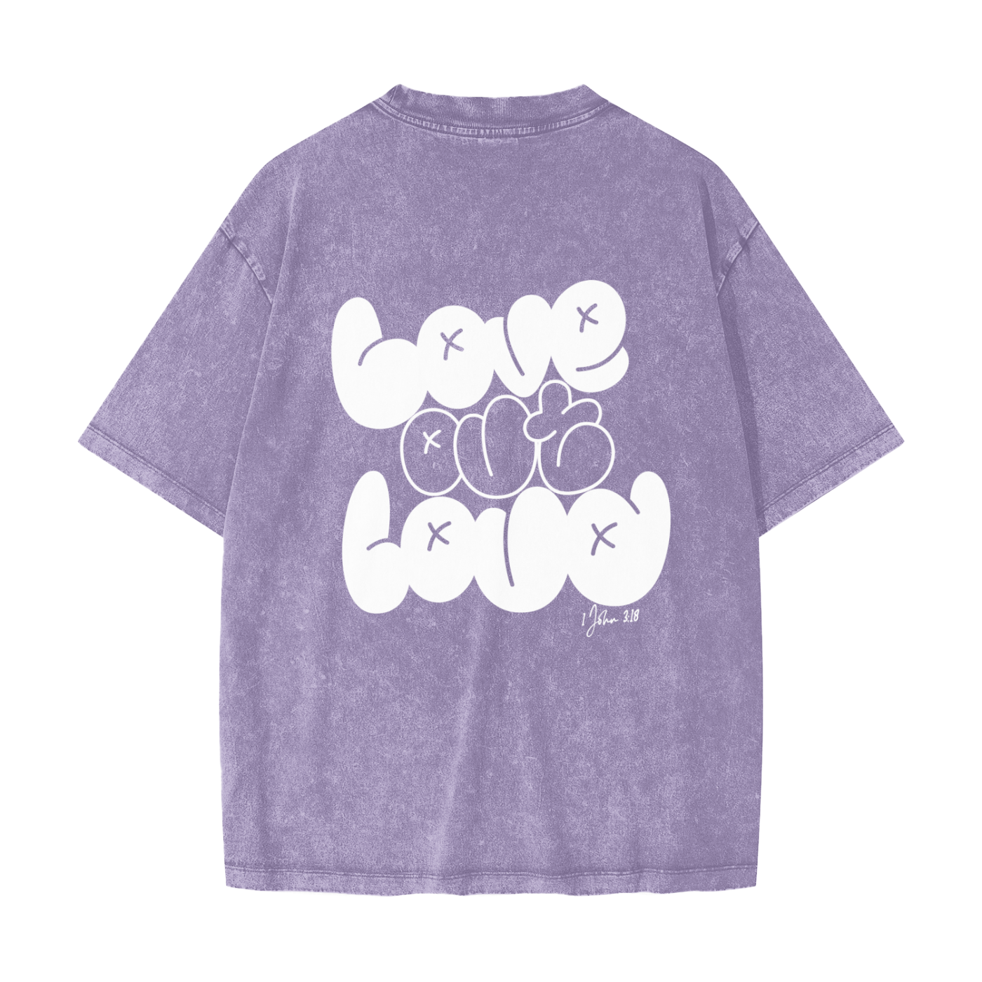 LOVE OUT LOUD,AREVUT,TSHIRT,OVERSIZED,FAITH BASED,UNISEX